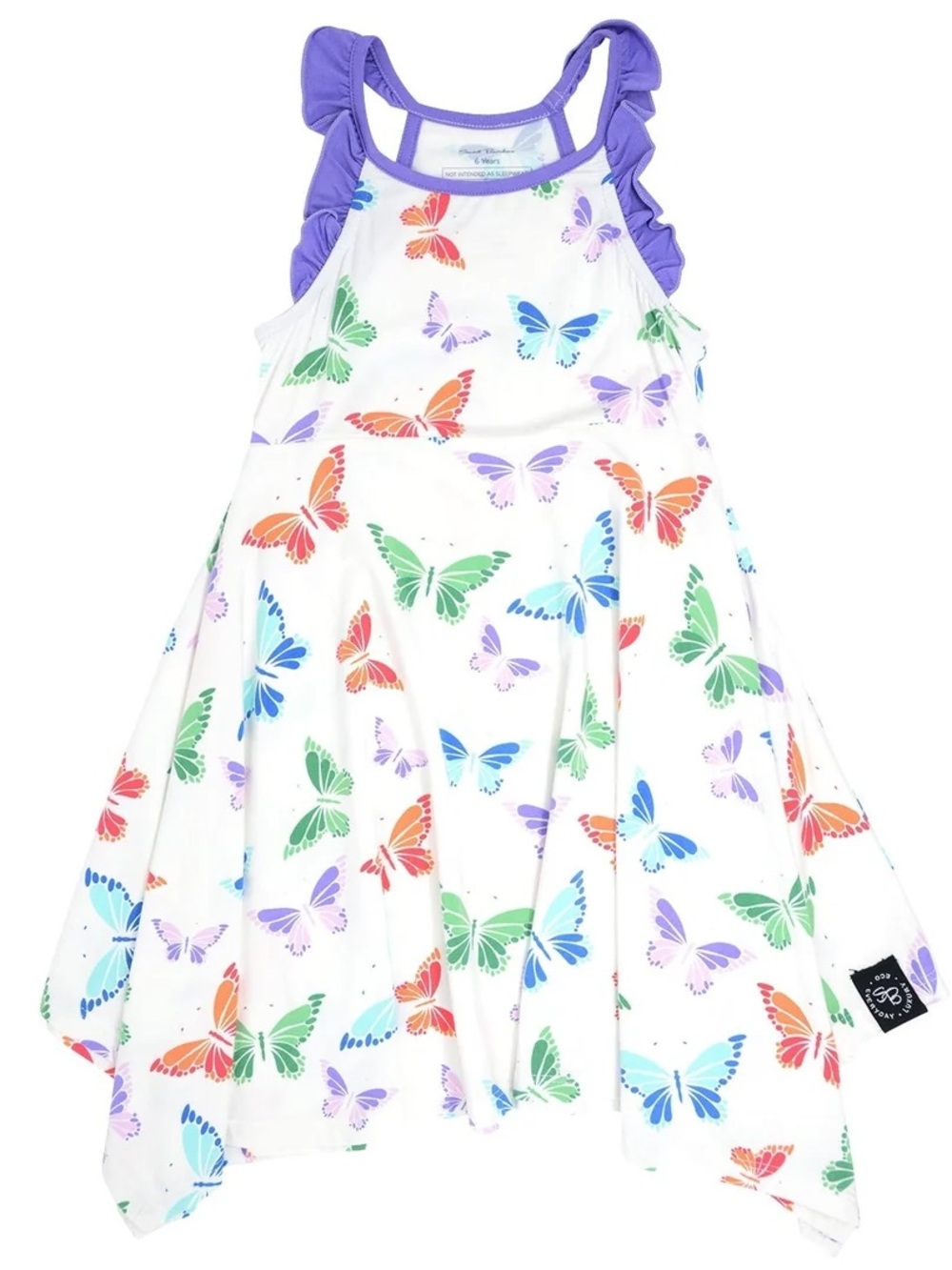Sweet bamboo 2t butterfly dress